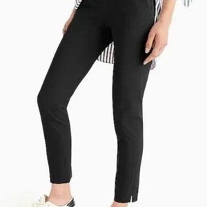 Black Jcrew Martie pant in bi-stretch cotton